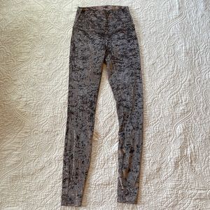 Velour lululemon leggings
